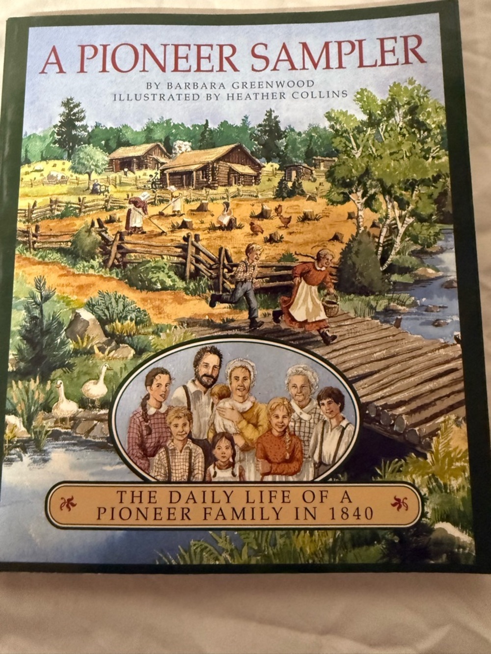 A Pioneer Sampler-The Daily Life of a Pioneer Family in 1840 stories crafts